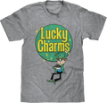 Retro Leprechaun And Logo Lucky Charms T-Shirt product image 1