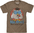 Retro Mr. Owl How Many Licks? Tootsie Pop T-Shirt product image 1