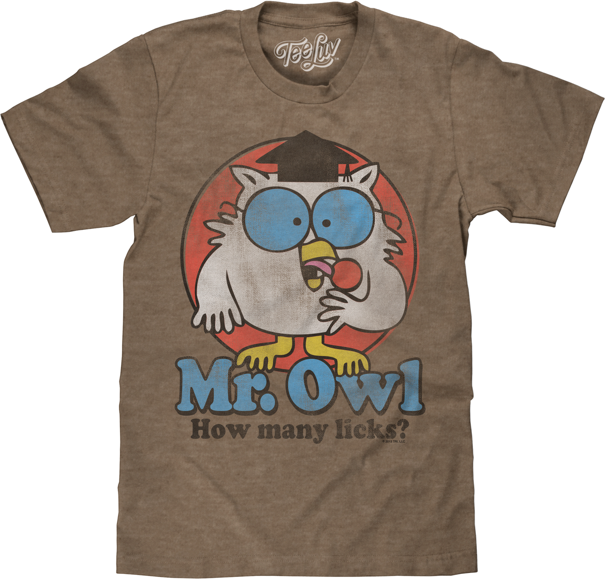 Retro Mr. Owl How Many Licks? Tootsie Pop T-Shirt product image 1
