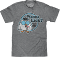 Retro Mr. Owl Wanna Lick? Tootsie Pop T-Shirt product image 1