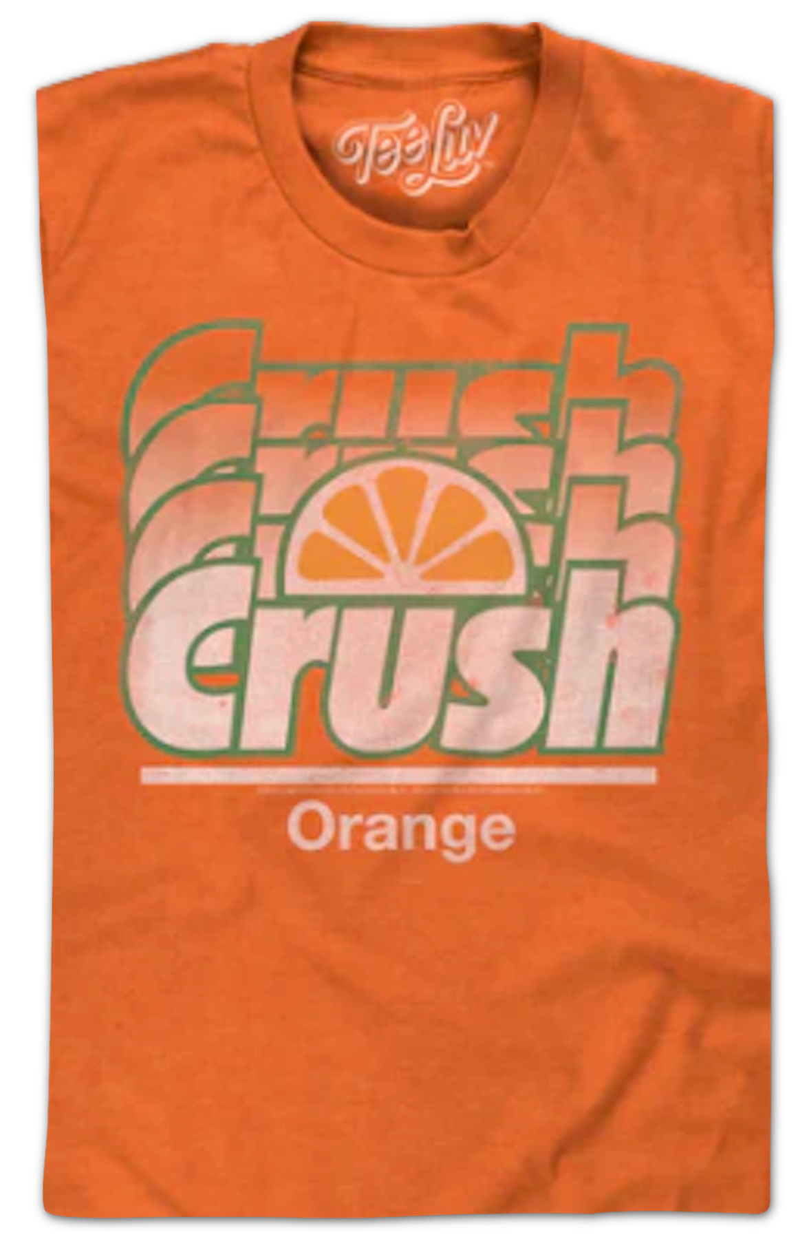 Retro Repeating Logo Orange Crush T-Shirt product image 2