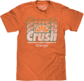 Retro Repeating Logo Orange Crush T-Shirt product image 1