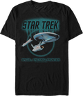 Retro Space The Final Frontier Star Trek T-Shirt product image 1