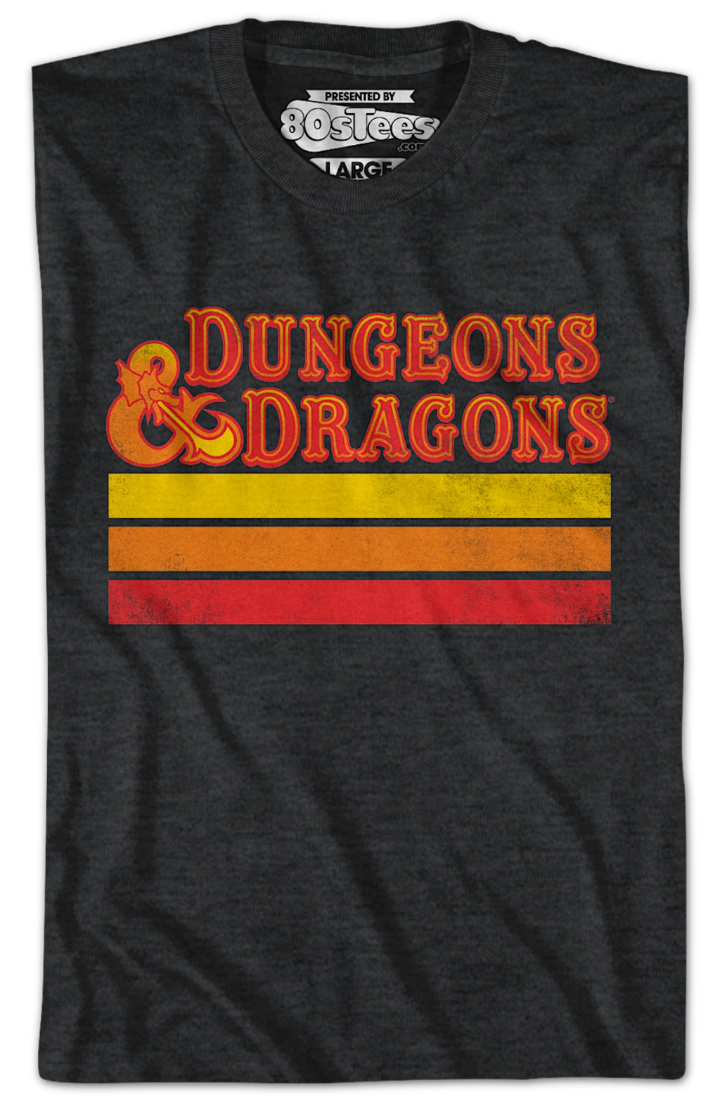 Retro Stripes Dungeons & Dragons T-Shirt product image 2