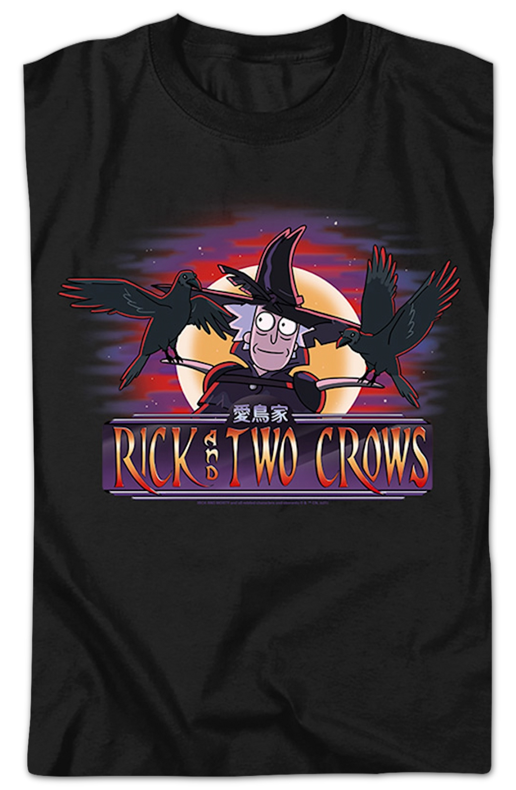Rick And Two Crows Morty T-Shirt product image 2