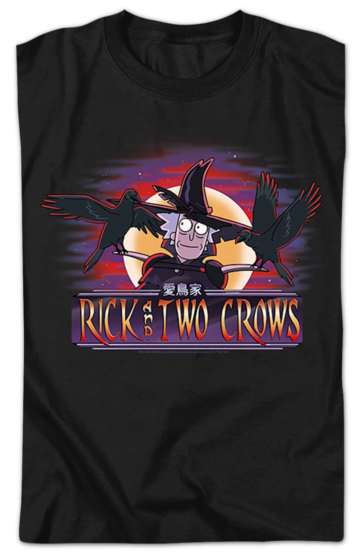 Rick And Two Crows Morty T-Shirt product image 2