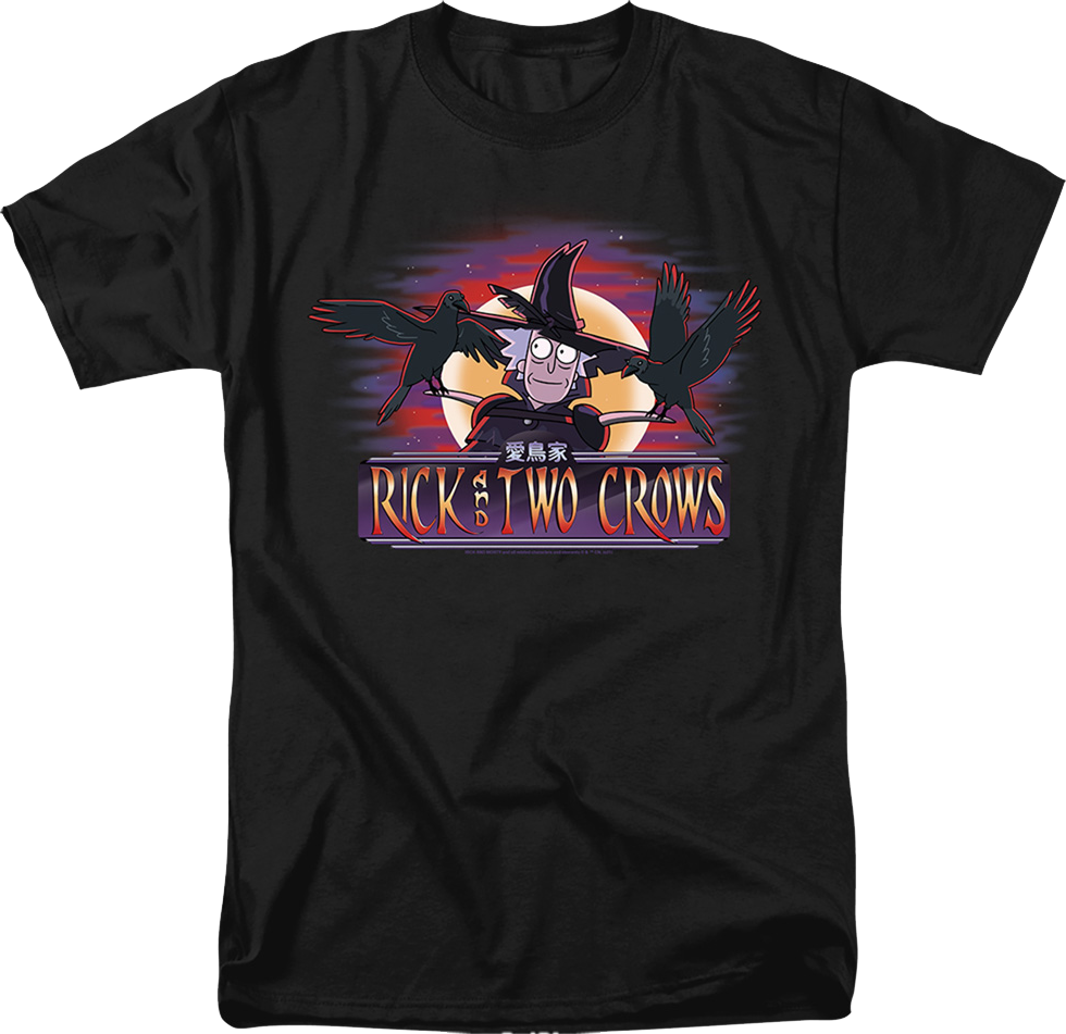 Rick And Two Crows Morty T-Shirt product image 1