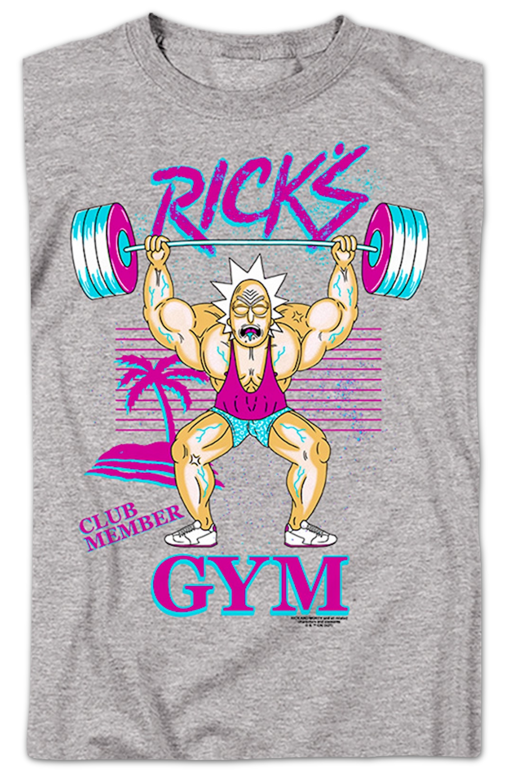 Rick's Gym Rick And Morty T-Shirt product image 2