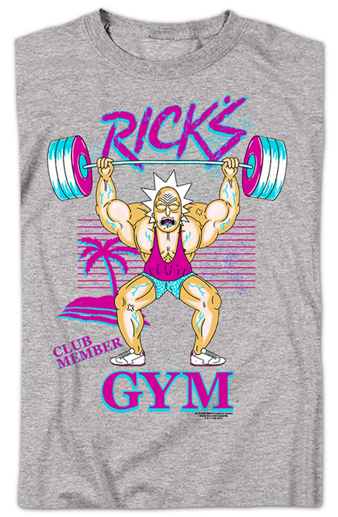 Rick's Gym Rick And Morty T-Shirt product image 2