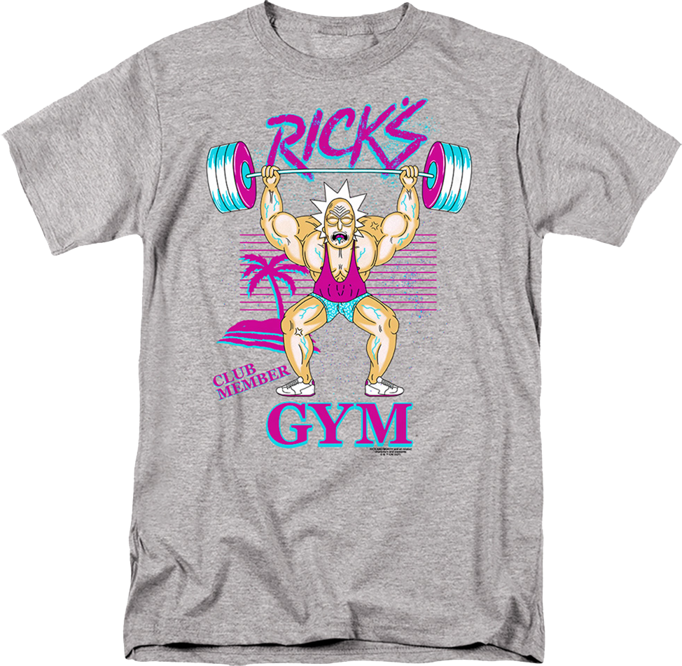 Rick's Gym Rick And Morty T-Shirt product image 1