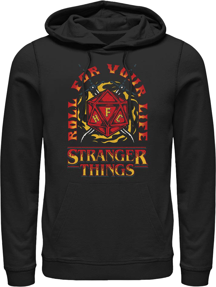Roll For Your Life Stranger Things Hoodie product image 1