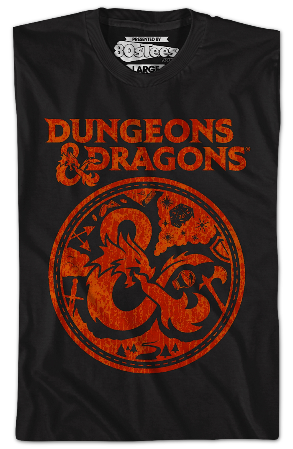 Rusted Logo Dungeons & Dragons T-Shirt product image 2