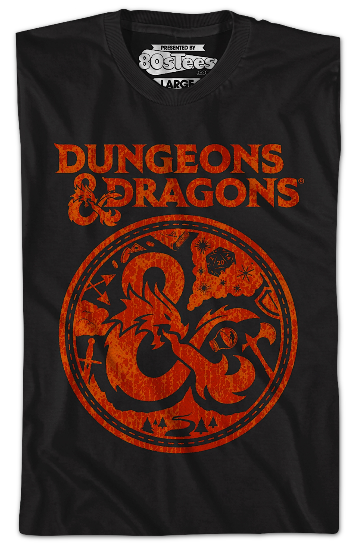 Rusted Logo Dungeons & Dragons T-Shirt product image 2