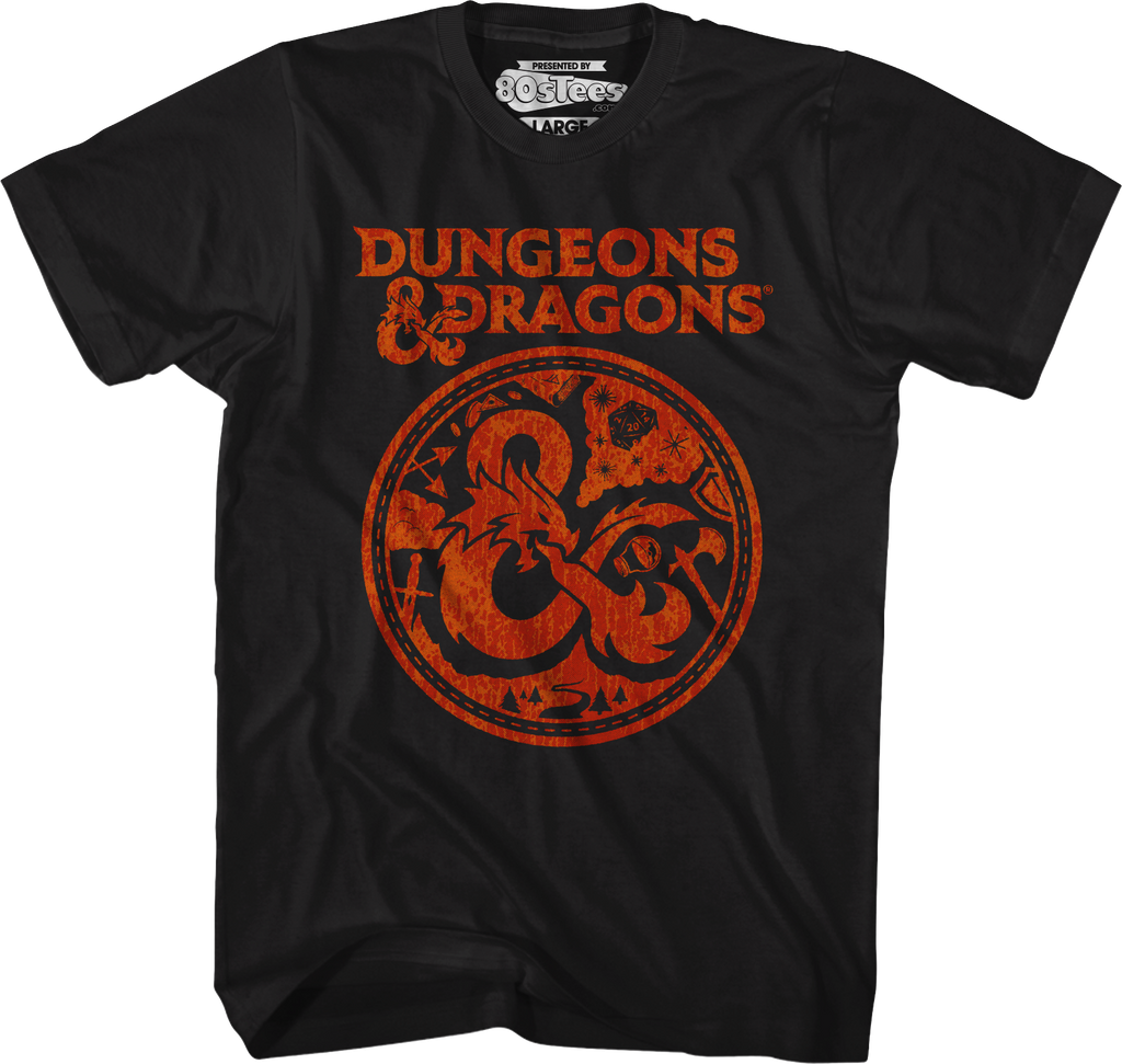 Rusted Logo Dungeons & Dragons T-Shirt product image 1