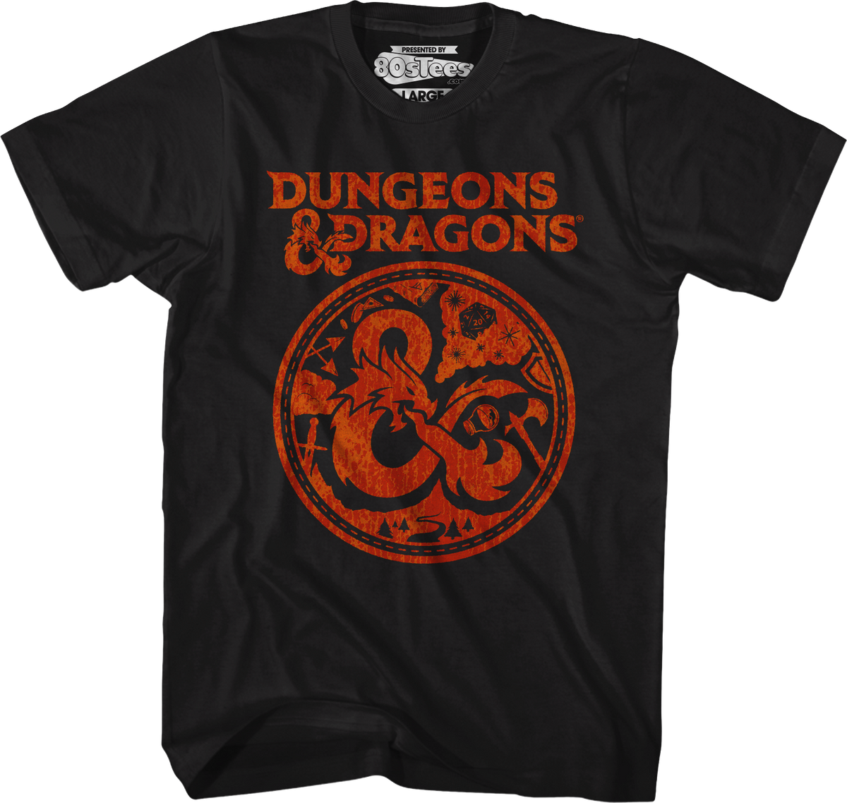 Rusted Logo Dungeons & Dragons T-Shirt product image 1