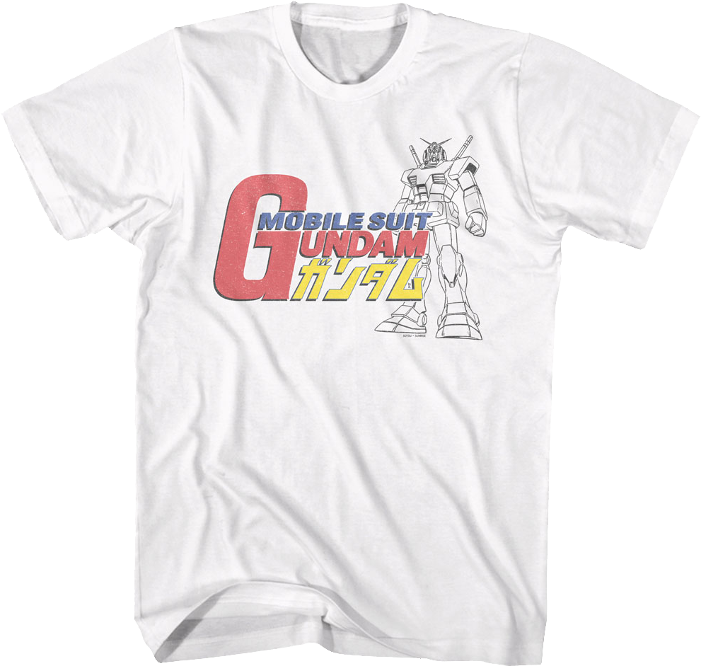 RX-78-2 Sketch Gundam T-Shirt product image 1