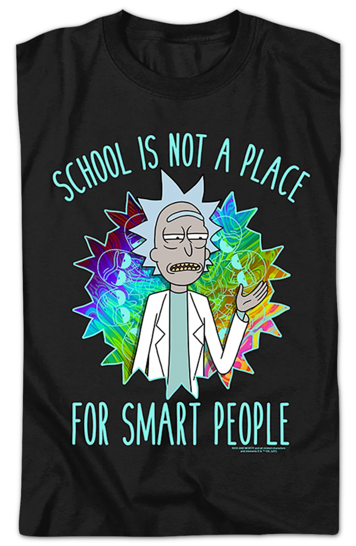 School Is Not A Place For Smart People Rick And Morty product image 2