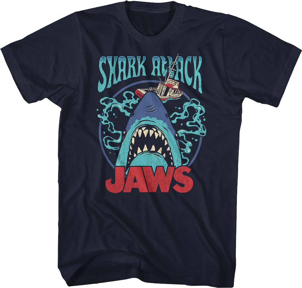 Shark Attack Circle Jaws T-Shirt product image 1