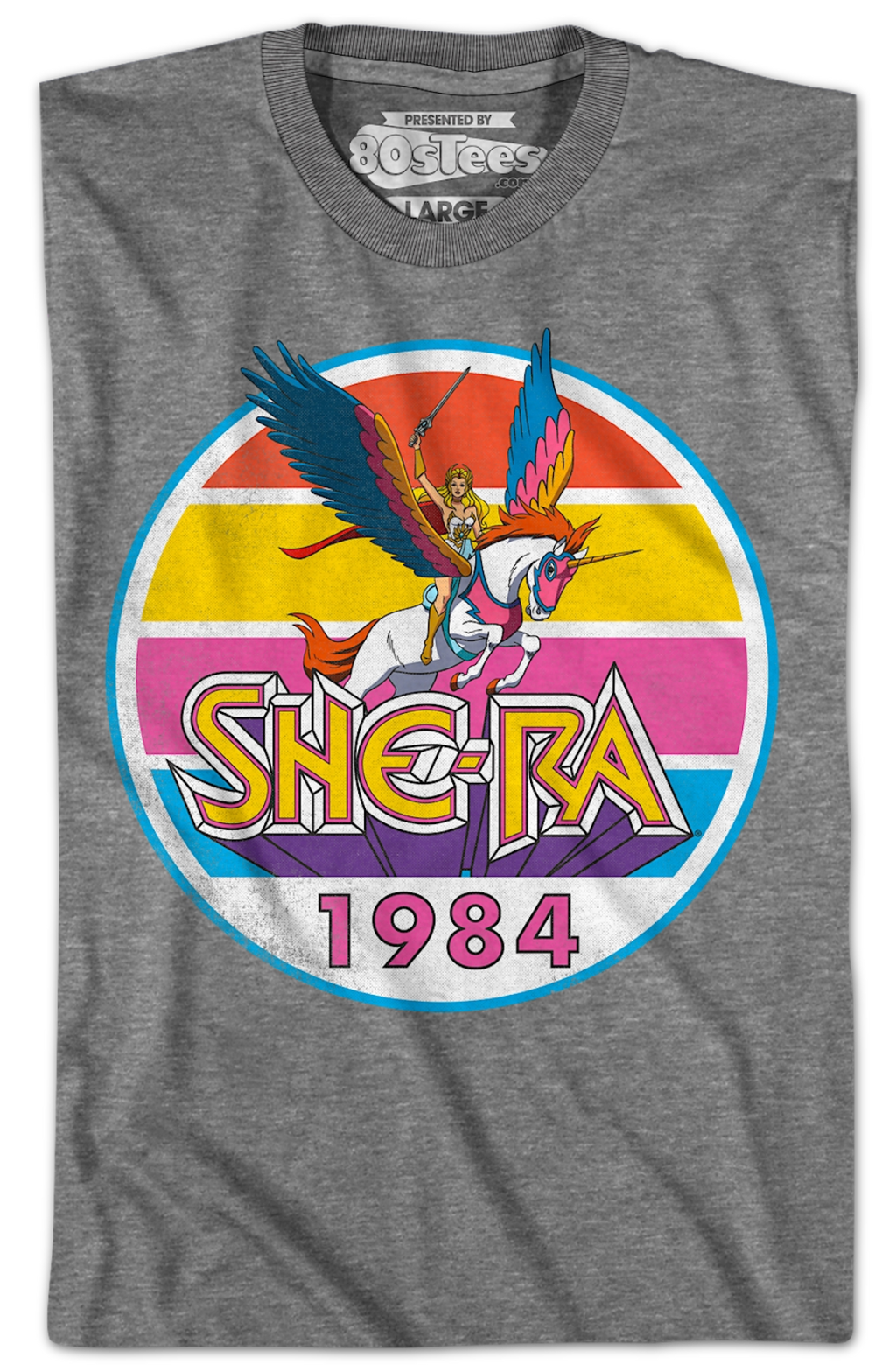 She-Ra Vintage 1984 Stripes Masters of the Universe T-Shirt product image 2