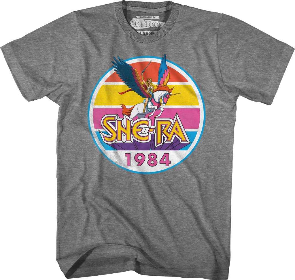 She-Ra Vintage 1984 Stripes Masters of the Universe T-Shirt product image 1