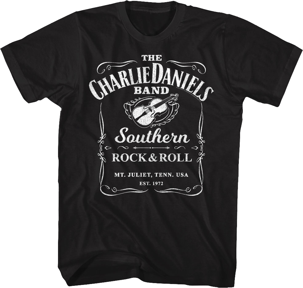 Southern Rock & Roll Charlie Daniels Band T-Shirt product image 1