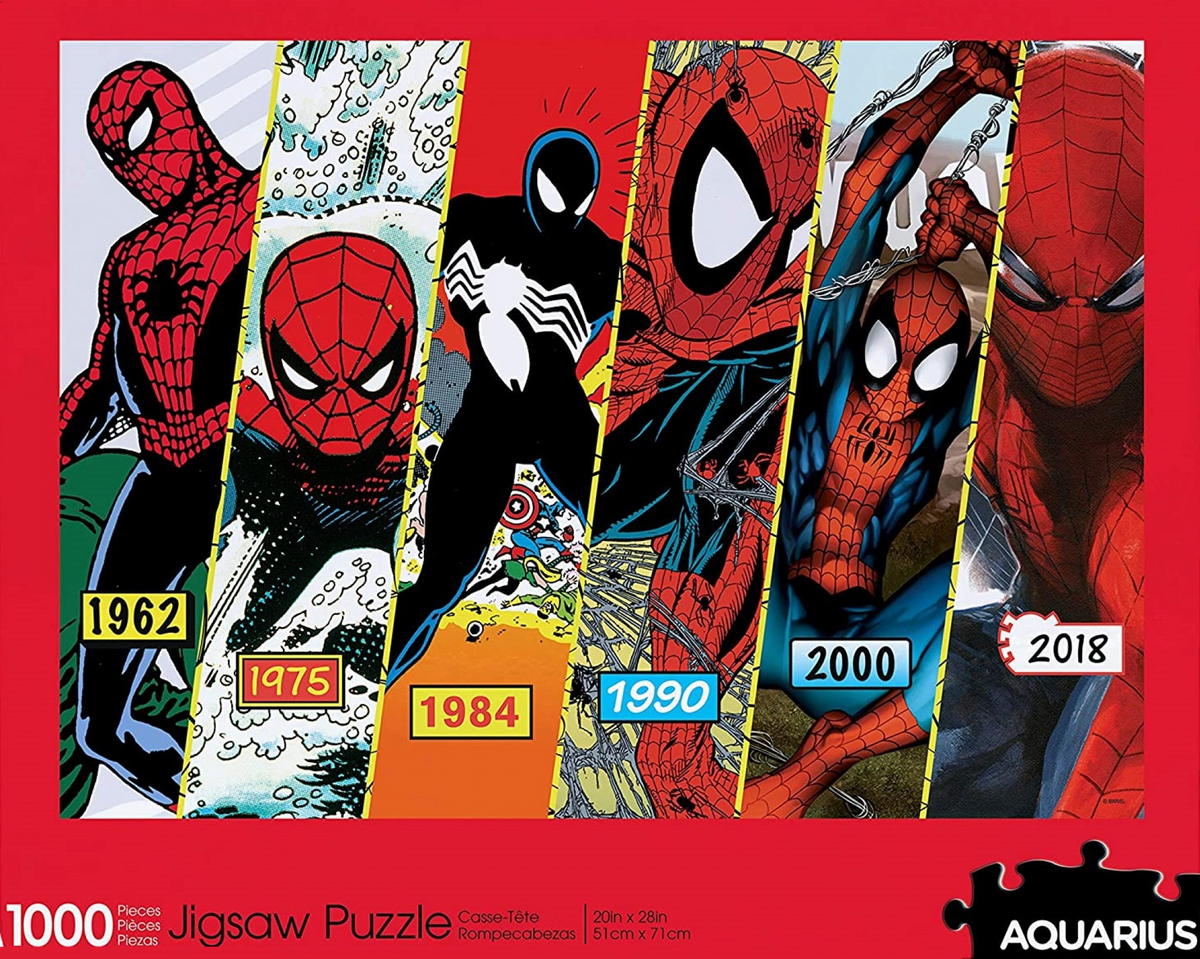 Spider-Man Costume Timeline 1000 Piece Marvel Comics Puzzle
