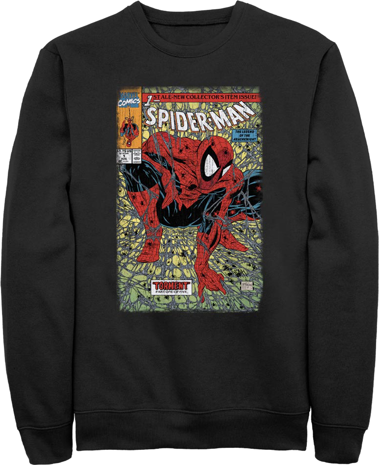 Spider-Man Torment Comic Cover Sweatshirt product image 1