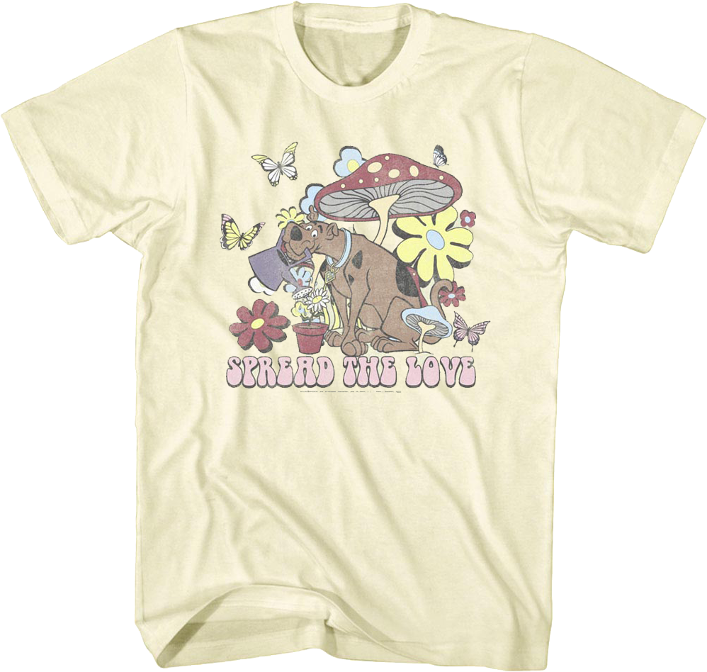 Spread The Love Scooby-Doo T-Shirt product image 1