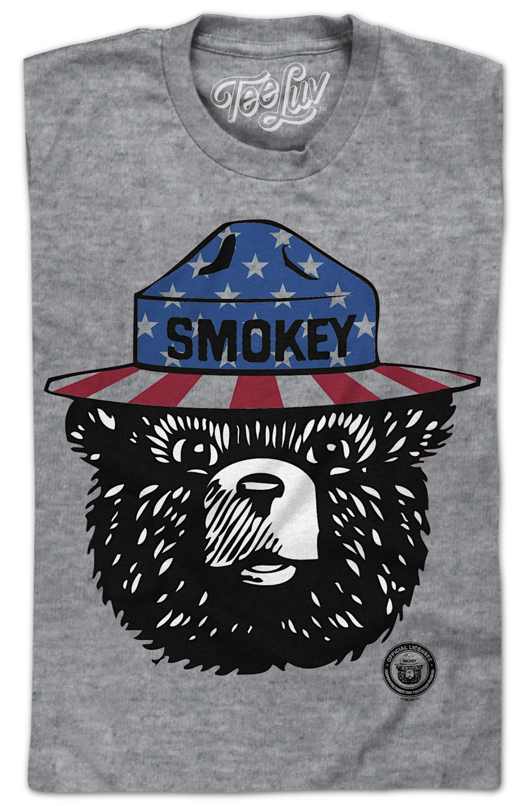 Stars And Stripes Smokey Bear T-Shirt product image 2
