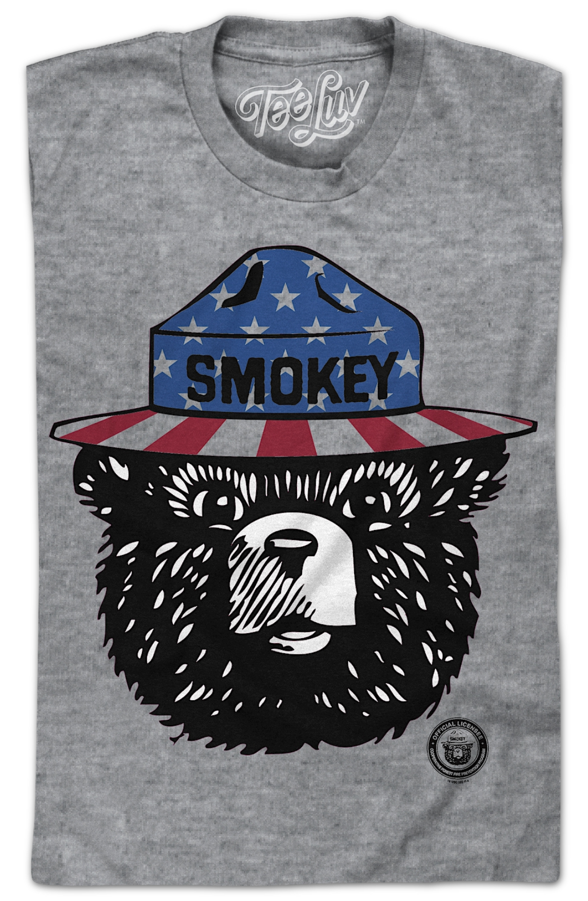 Stars And Stripes Smokey Bear T-Shirt product image 2