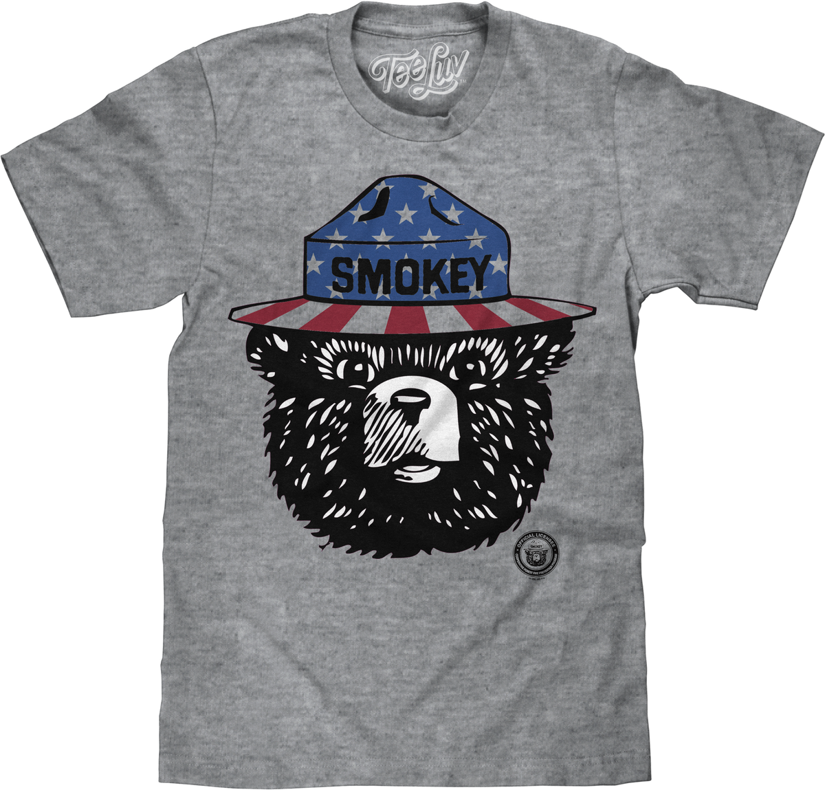 Stars And Stripes Smokey Bear T-Shirt product image 1