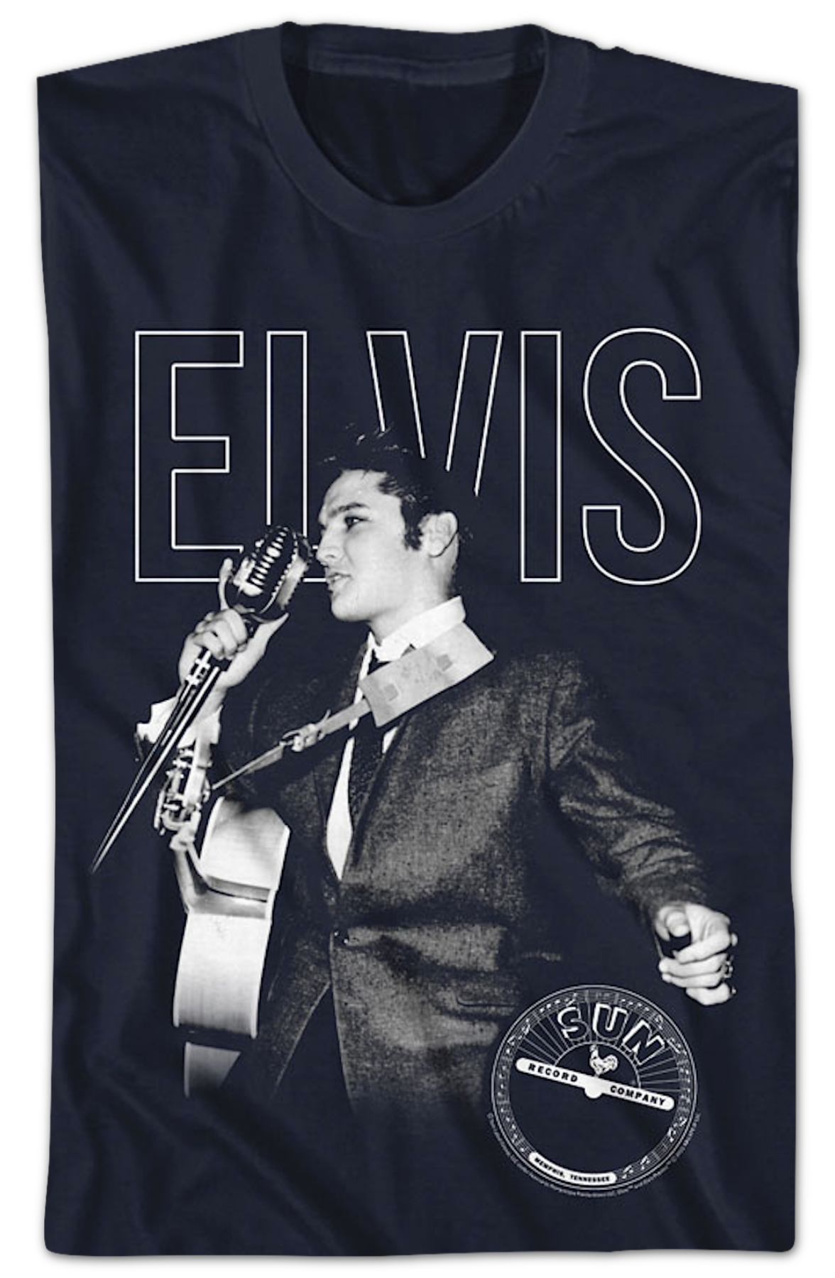 Sun Records Microphone Elvis Presley T-Shirt product image 2