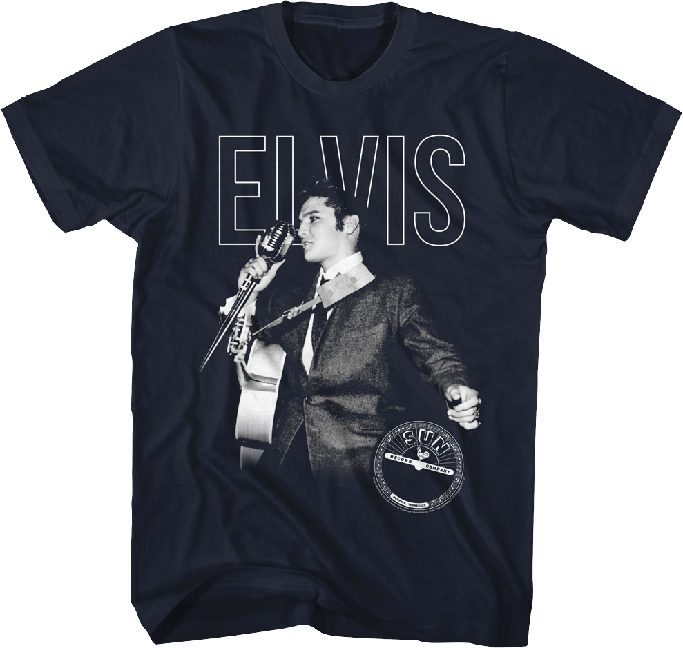 Sun Records Microphone Elvis Presley T-Shirt product image 1