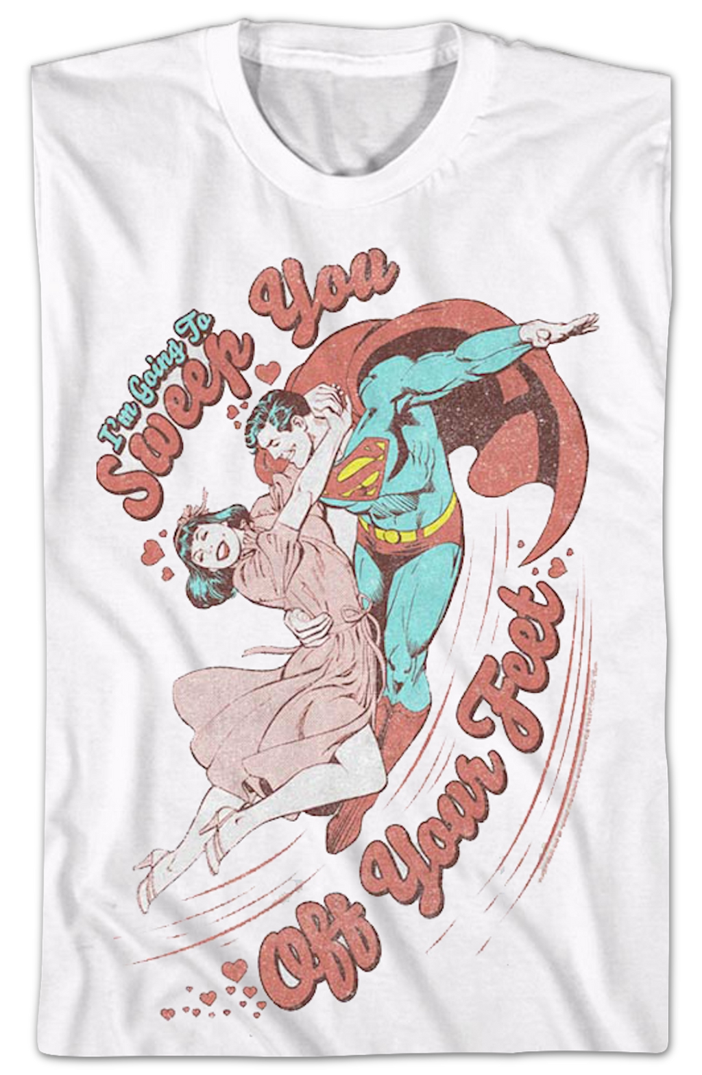 Superman I'll Sweep You Off Your Feet DC Comics T-Shirt product image 2