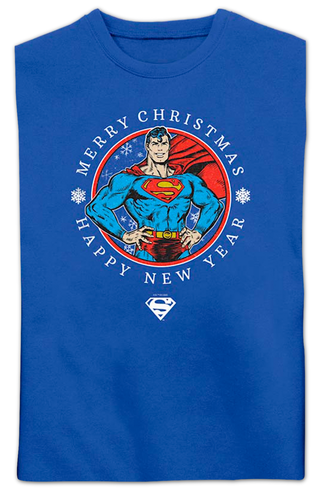 Superman Merry Christmas Happy New Year DC Comics Sweatshirt product image 2