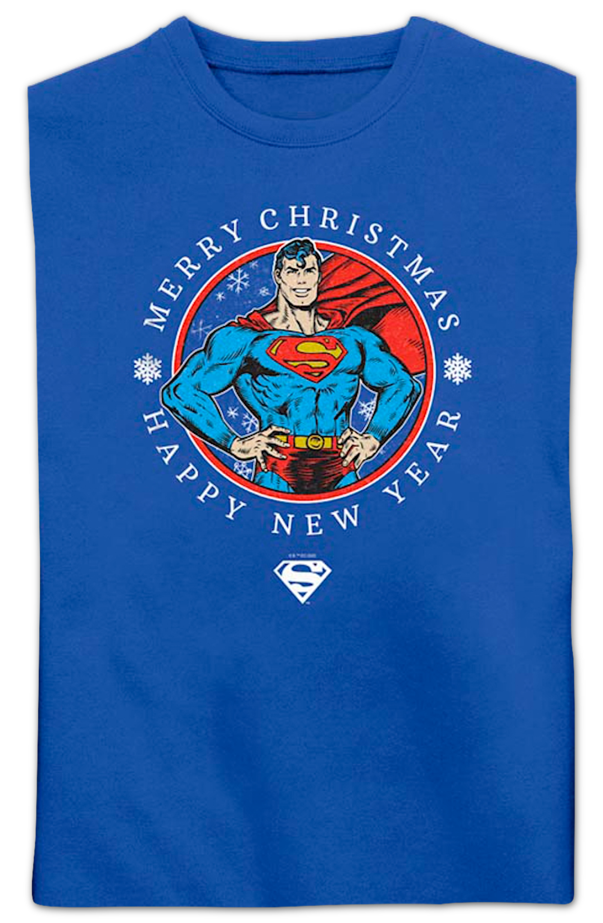 Superman Merry Christmas Happy New Year DC Comics Sweatshirt product image 2