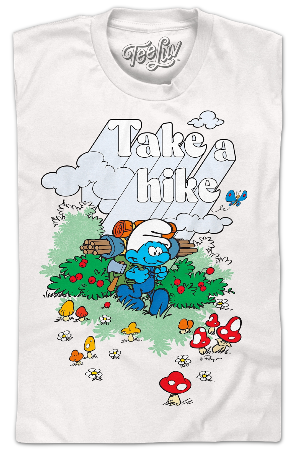 Take A Hike Smurfs T-Shirt product image 2