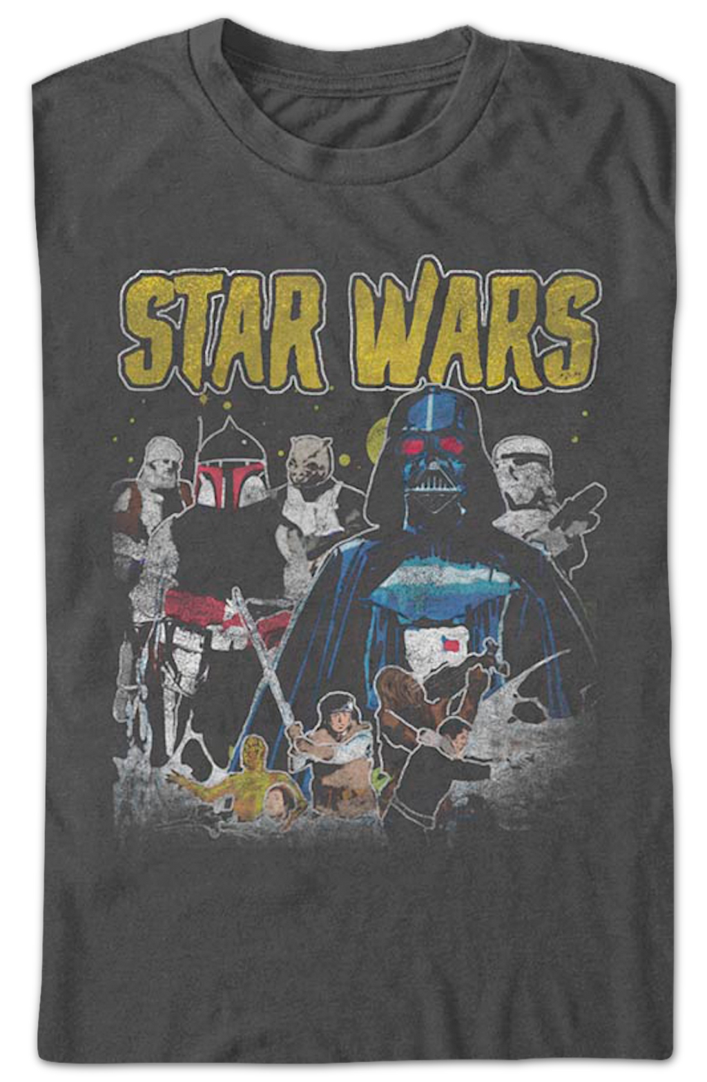 The Empire Strikes Back Collage Star Wars T-Shirt product image 2