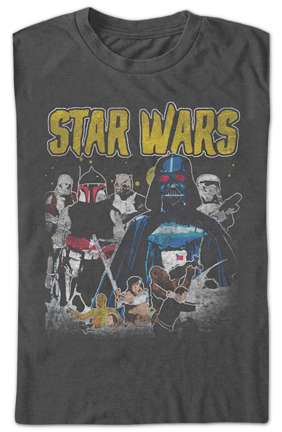 The Empire Strikes Back Collage Star Wars T-Shirt product image 2