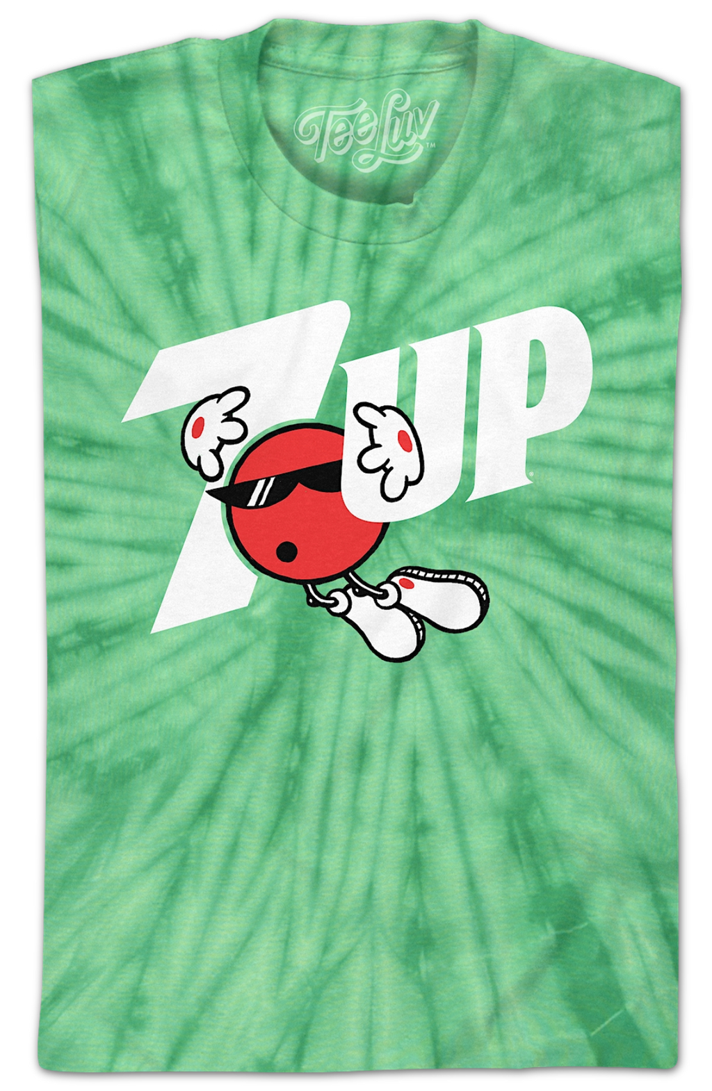 Tie Dye Cool Spot 7 Up T-Shirt product image 2