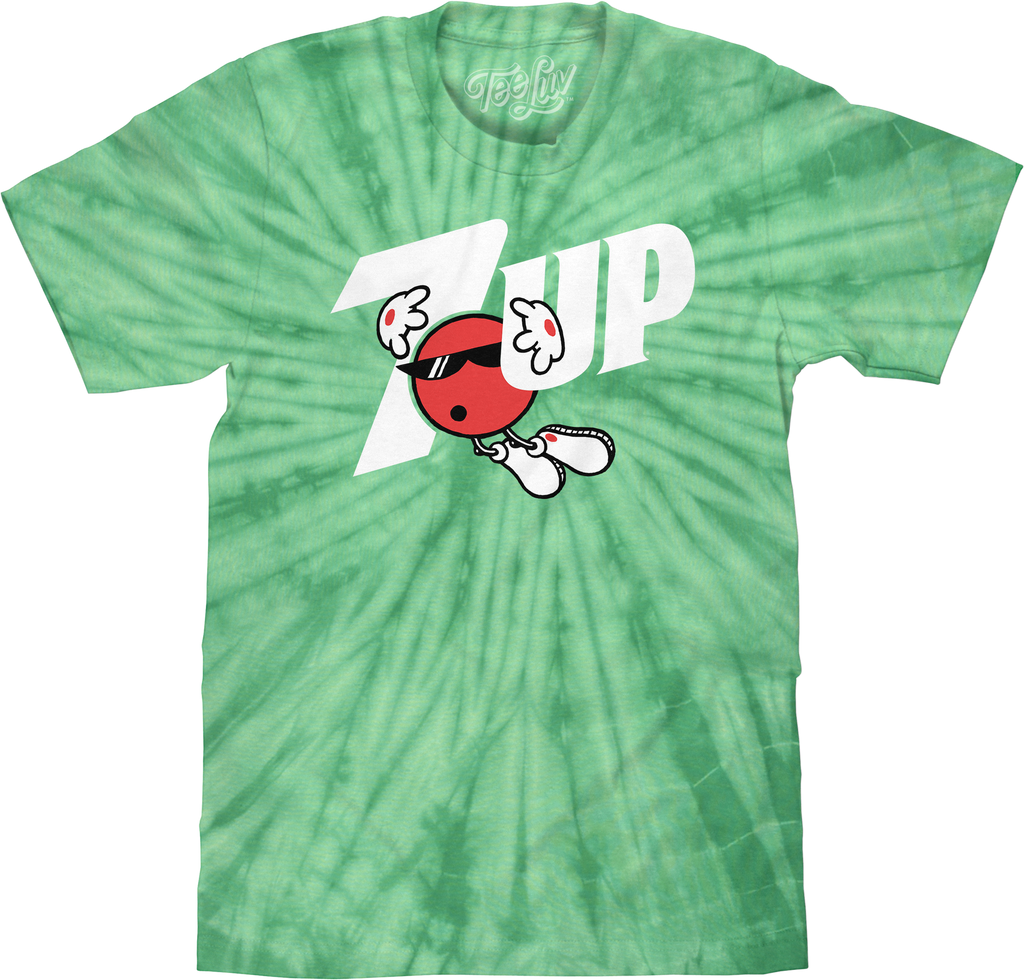 Tie Dye Cool Spot 7 Up T-Shirt product image 1