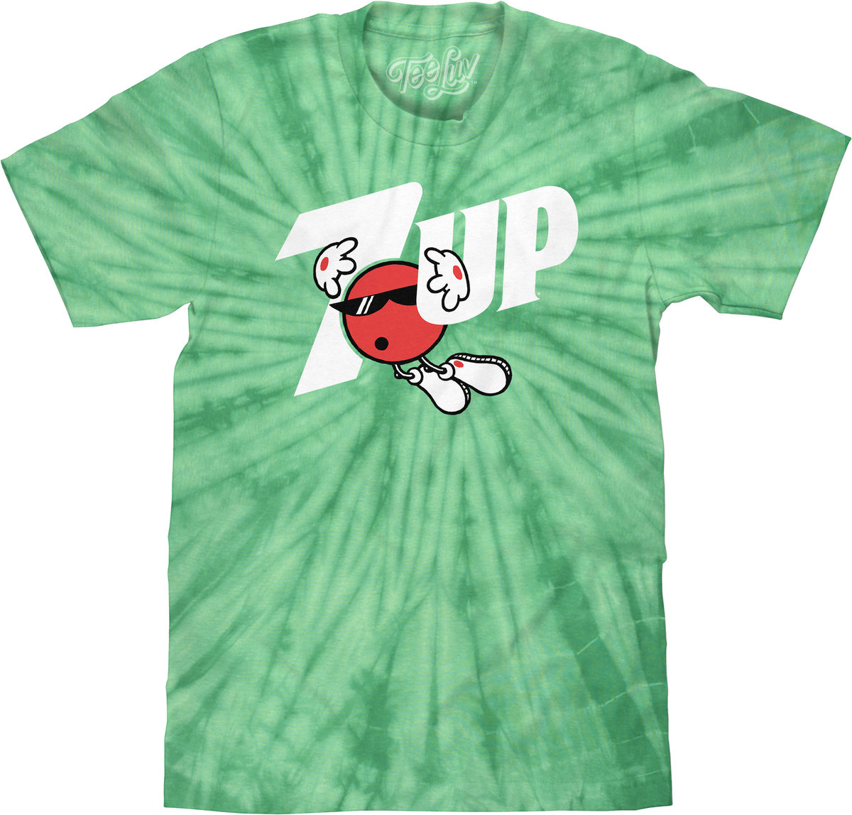 Tie Dye Cool Spot 7 Up T-Shirt product image 1