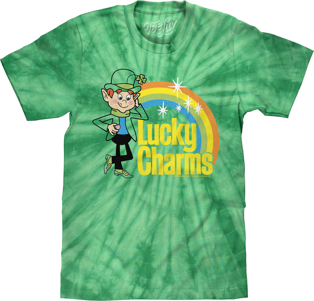 Tie Dye Leprechaun Lucky Charms T-Shirt product image 1