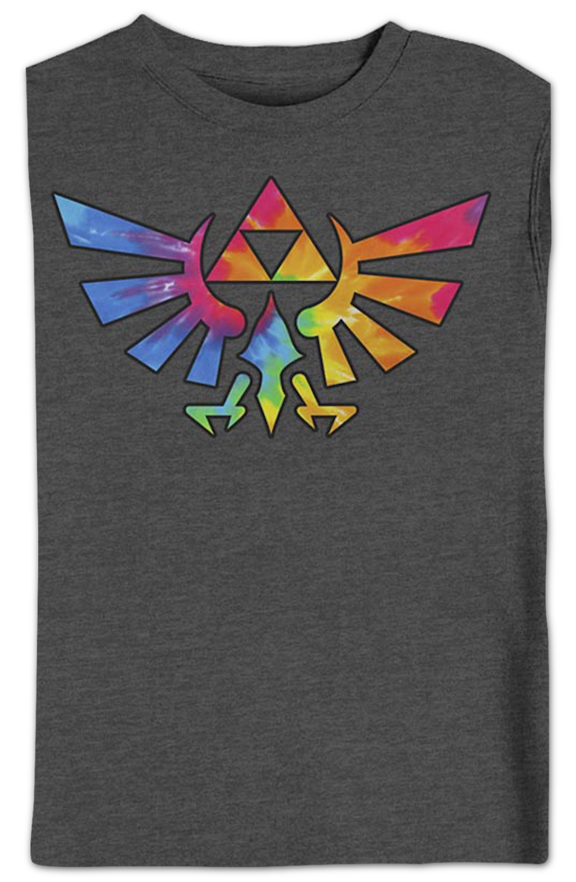 Tie Dye Trifoce Logo Legend of Zelda Nintendo Sweatshirt product image 2