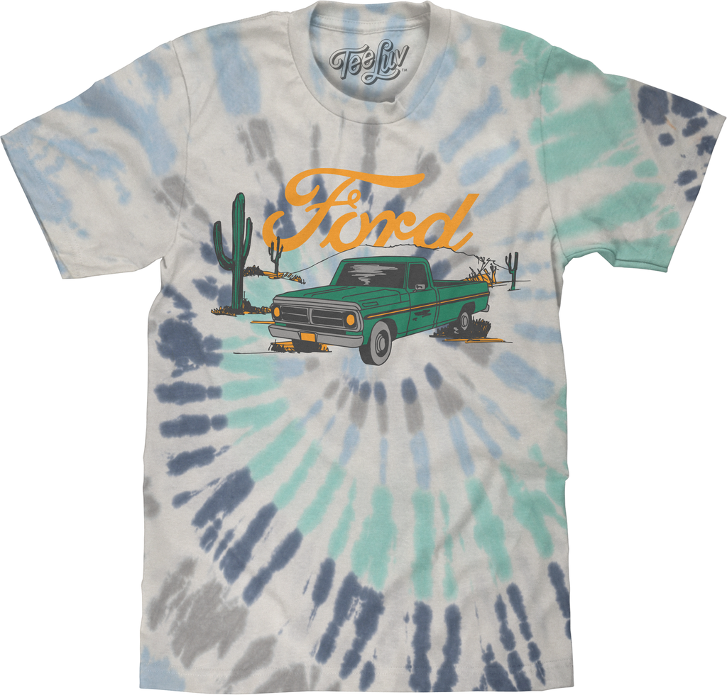 Tie Dye Pickup Truck Ford T-Shirt product image 1