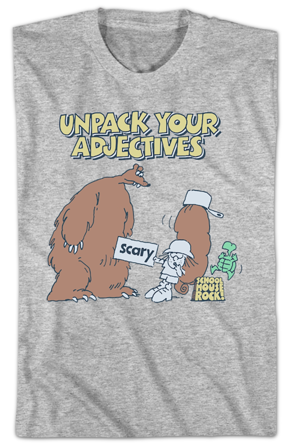 Unpack Your Adjectives Schoolhouse Rock T-Shirt product image 2