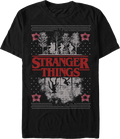Upside Down Faux Ugly Christmas Sweater Stranger Things product image 1