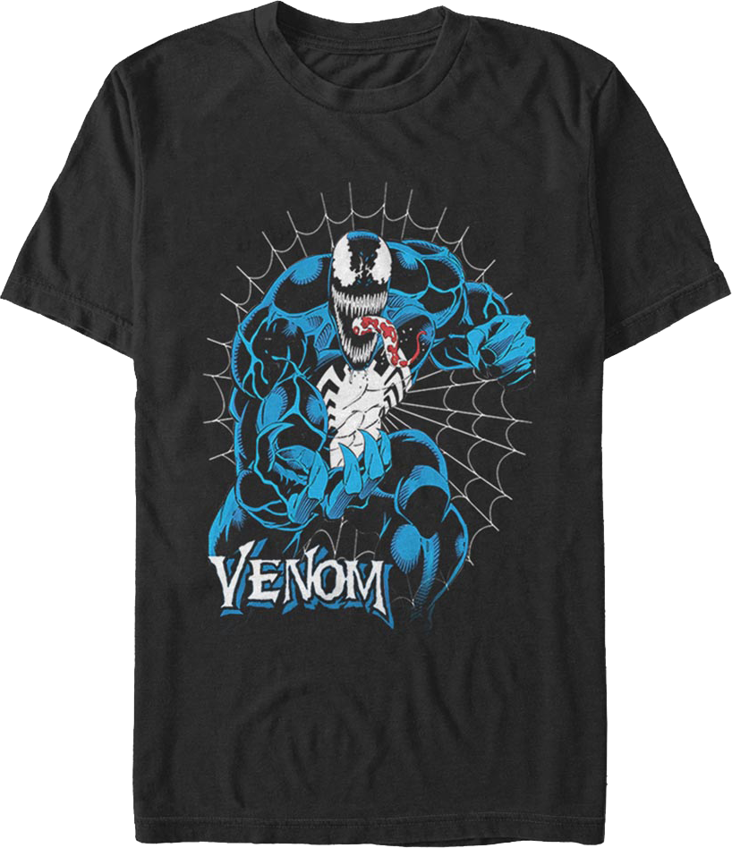 Venom Web Marvel Comics T-Shirt product image 1
