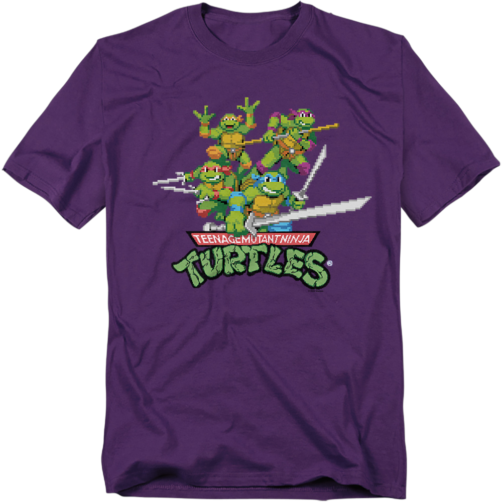 Video Game Heroes Teenage Mutant Ninja Turtles T-Shirt product image 2