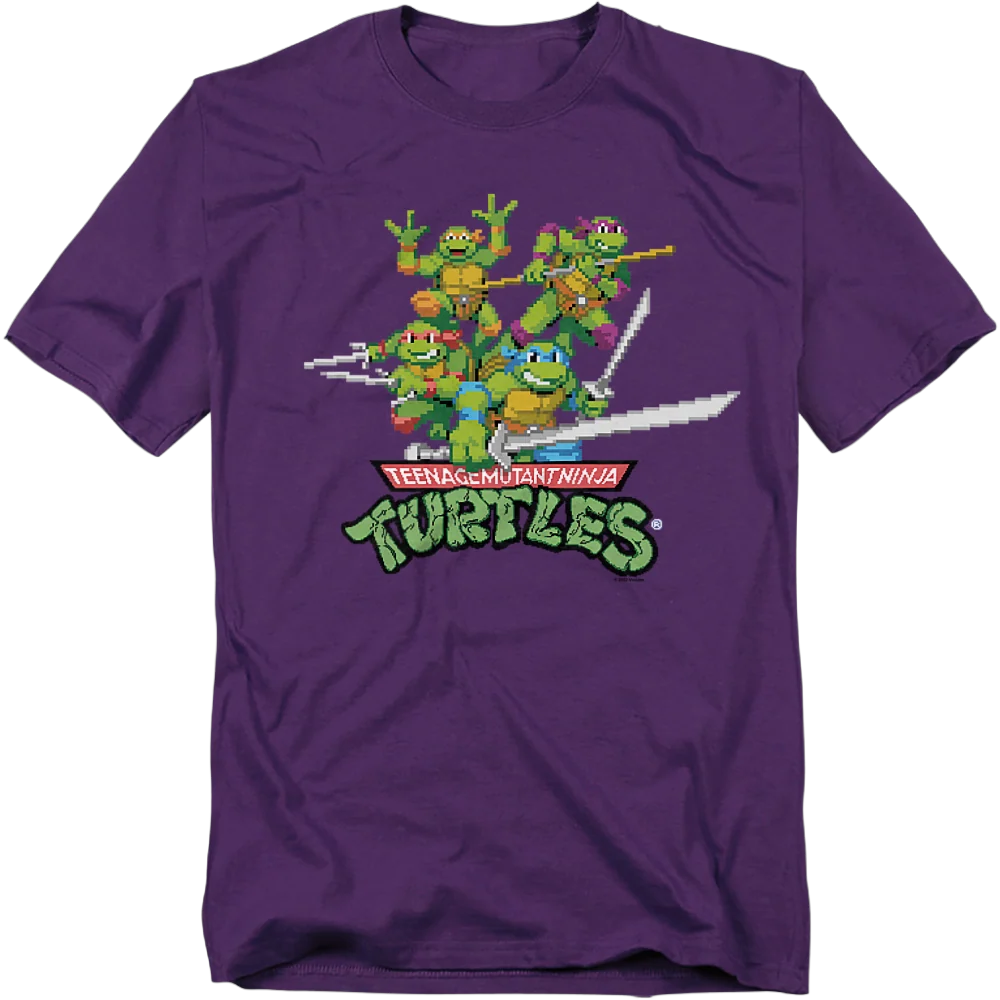 Video Game Heroes Teenage Mutant Ninja Turtles T-Shirt product image 1